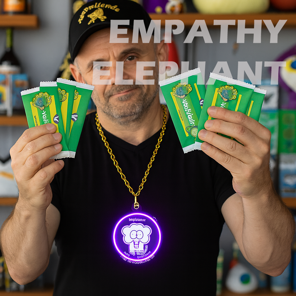 VEEFRIENDS "EMPATHY ELEPHANT" HALO PENDANT